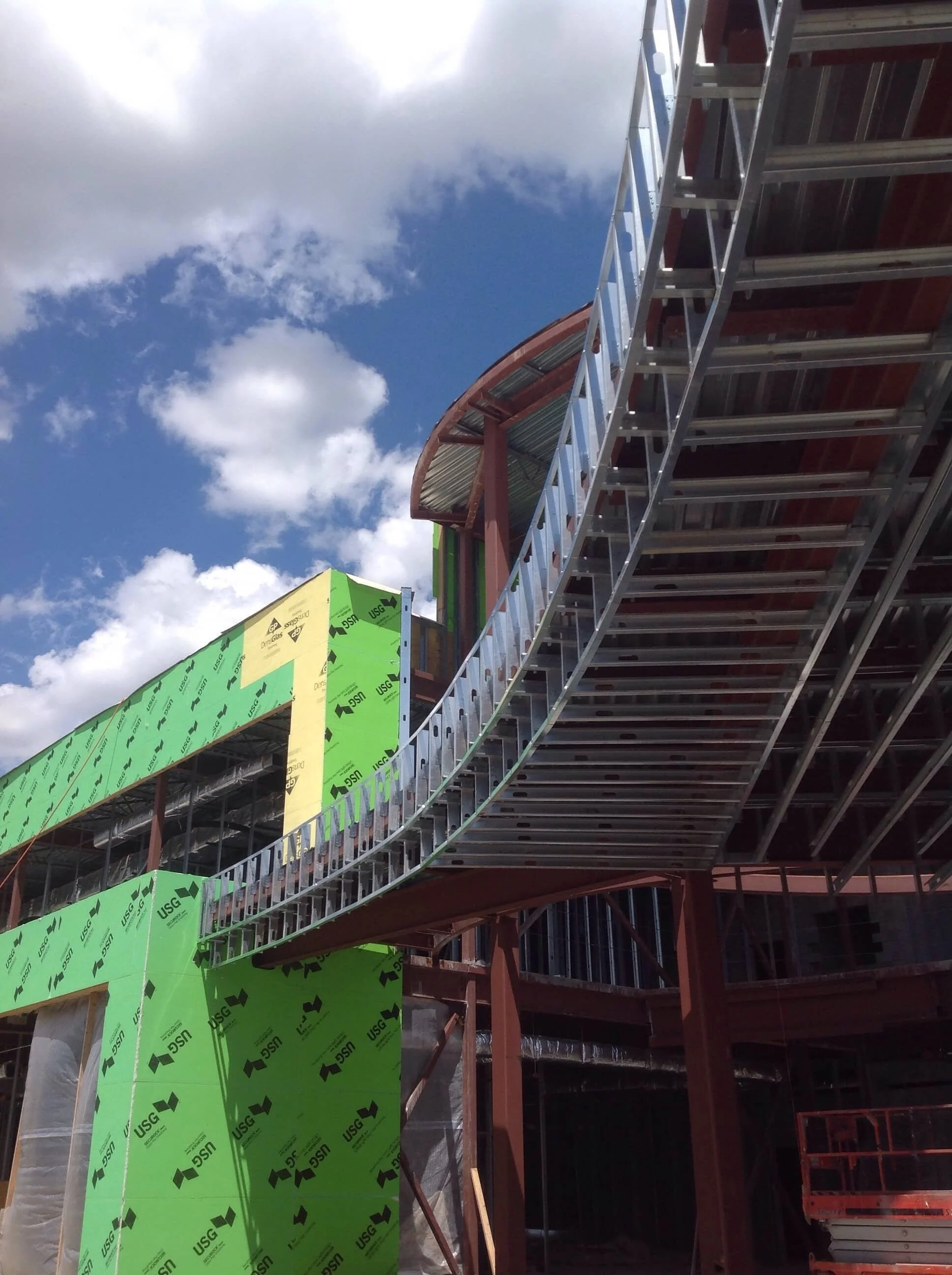 Complex framing progress — Medical Oncology Center