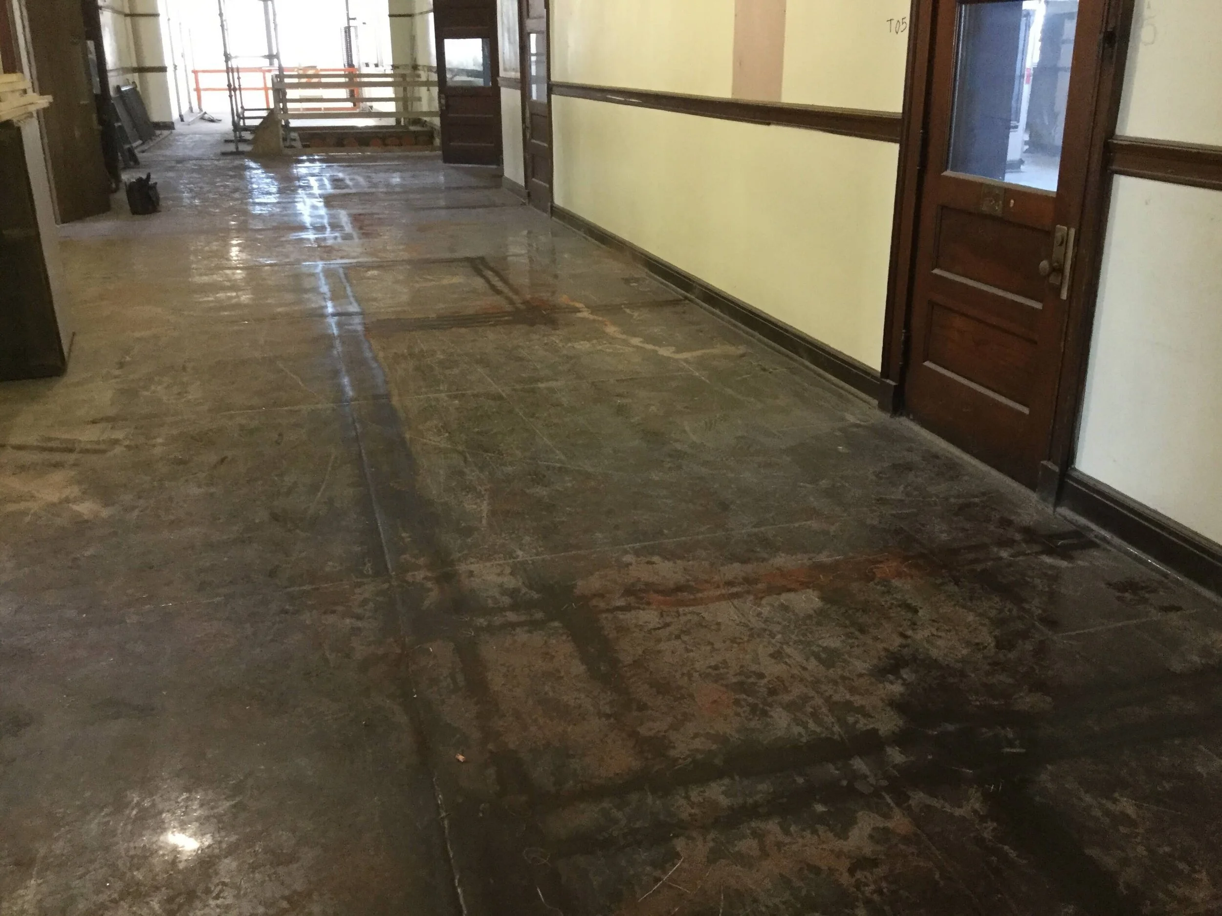 Construction work — Stewart School Chicago