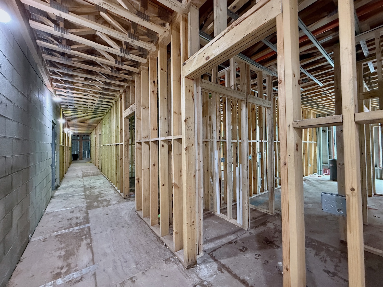 Multi-family wood framing — 1529 Fremont Chicago